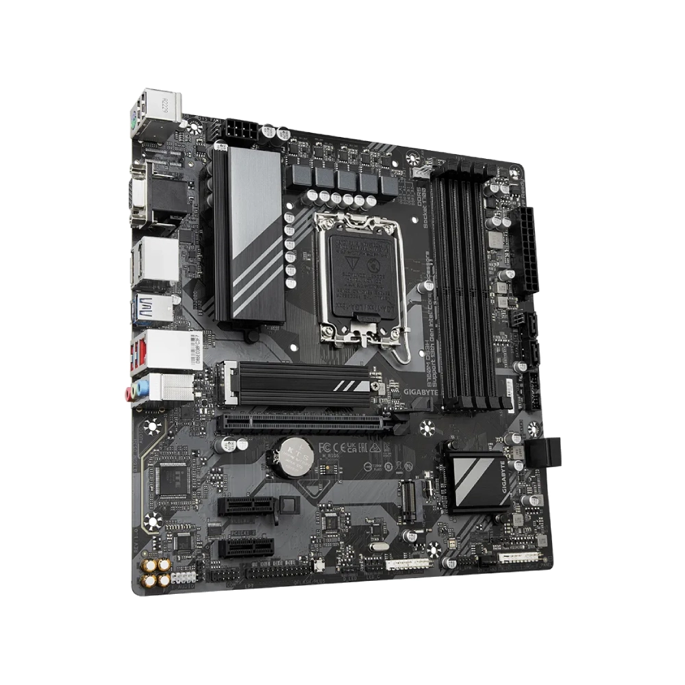 Gigabyte Motherboard  B760M DS3H DDR5 For INTEL 14th | 13th | 12th Gen view 3